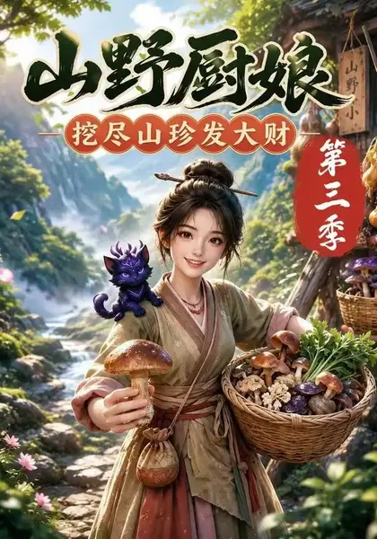 山野厨娘，挖尽山珍发大财第三季&山野厨娘挖尽山珍发大财第三季（78集）AI短剧-千尺浪