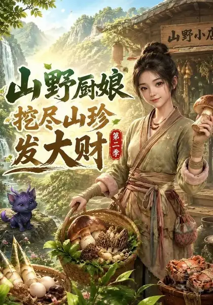 山野厨娘，挖尽山珍发大财第二季&山野厨娘挖尽山珍发大财第二季（76集）AI短剧-千尺浪