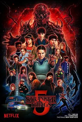 怪奇物语 第五季 [2025][美国 科幻 悬疑 惊悚 恐怖 奇幻][附前4季] 豆瓣9.2分