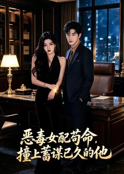 恶毒女配苟命，撞上蓄谋已久的他&恶毒女配苟命撞上蓄谋已久的他（50集）AI短剧-千尺浪