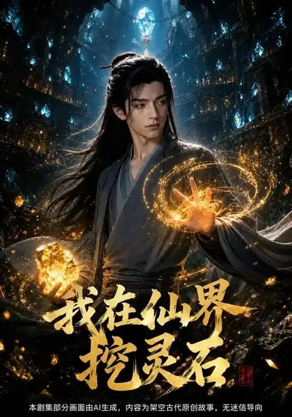 我在仙界挖灵石（69集）AI短剧-千尺浪