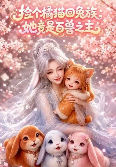 捡个橘猫回兔族，她竟是百兽之主捡个橘猫回兔族她竟是百兽之主（68集）AI短剧