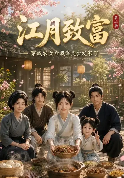江月致富：穿成农女后我靠美食发家了第二季江月致富穿成农女后我靠美食发家了第二季（105集）AI短剧
