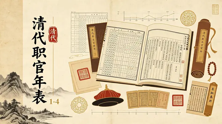 清代职官年表(1-4)｜职官制度｜古籍资料