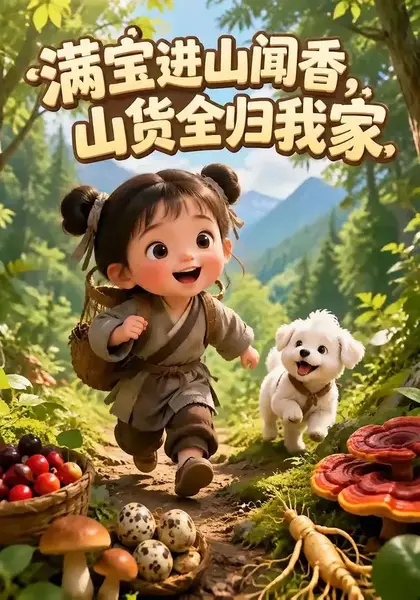 满宝进山闻香，山货全归我家&满宝进山闻香山货全归我家（203集） AI短剧-千尺浪
