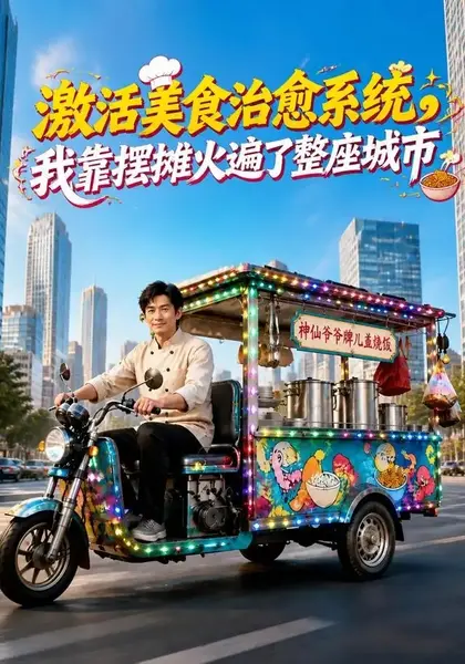 激活美食治愈系统，我靠摆摊火遍了整座城市激活美食治愈系统我靠摆摊火遍了整座城市（177集）AI短剧