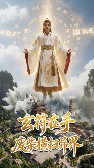 玄符在手，废柴横扫异界(44集)【AI仿真人剧】【短剧】