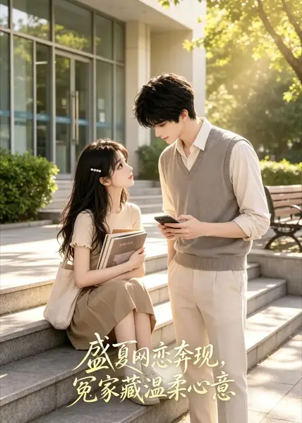 盛夏网恋奔现，冤家藏温柔心意&盛夏网恋奔现冤家藏温柔心意（30集）AI短剧-千尺浪