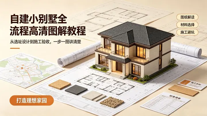 自建小别墅全流程高清图解教程