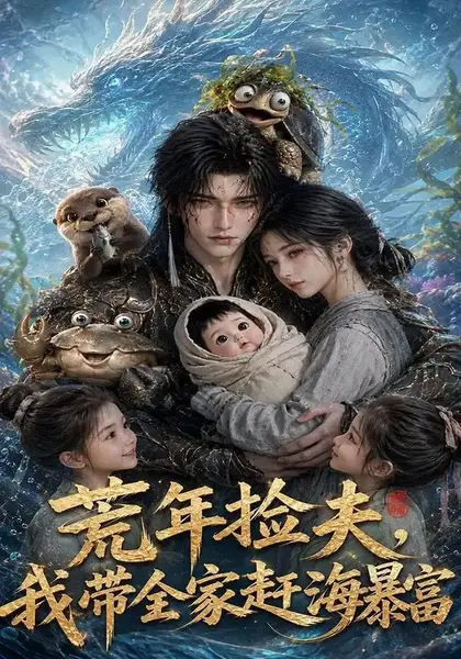 荒年捡夫，我带全家赶海暴富&荒年捡夫我带全家赶海暴富（118集）AI短剧-千尺浪