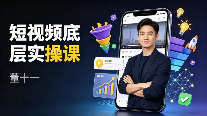 董十一短视频底层实操课-千尺浪