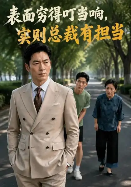 表面穷得叮当响，实则总裁有担当表面穷得叮当响实则总裁有担当（40集）AI短剧
