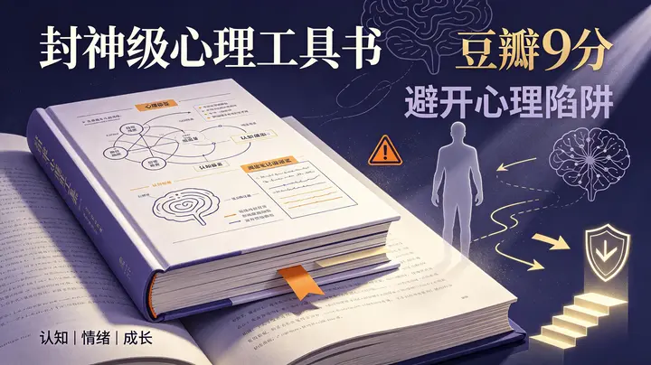 豆瓣评分9分 封神级心理工具书 避开百分之八十 心理陷阱