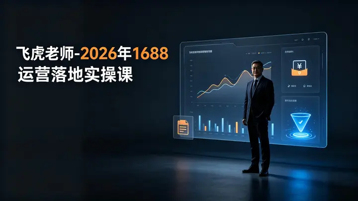 飞虎老师-2026年1688运营落地实操课