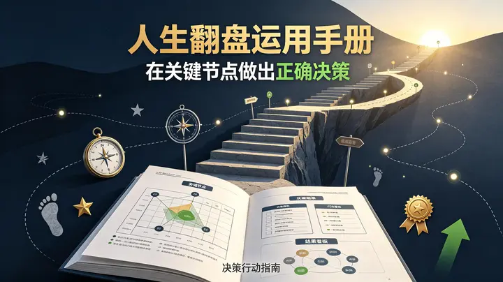 《人生翻盘运用手册》：在关键节点做出正确决策-千尺浪