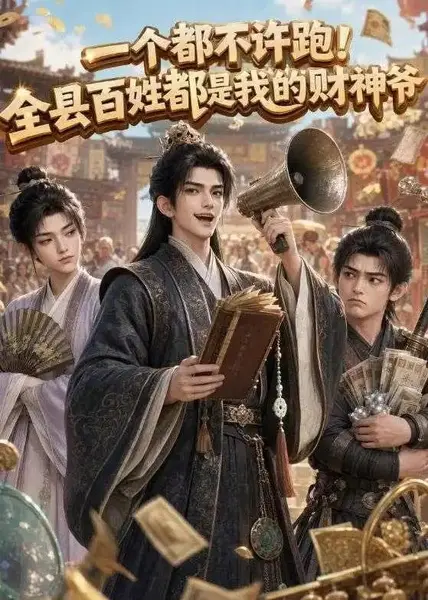一个都不许跑！全县百姓都是我的财神爷&一个都不许跑全县百姓都是我的财神爷（50集）AI短剧-千尺浪