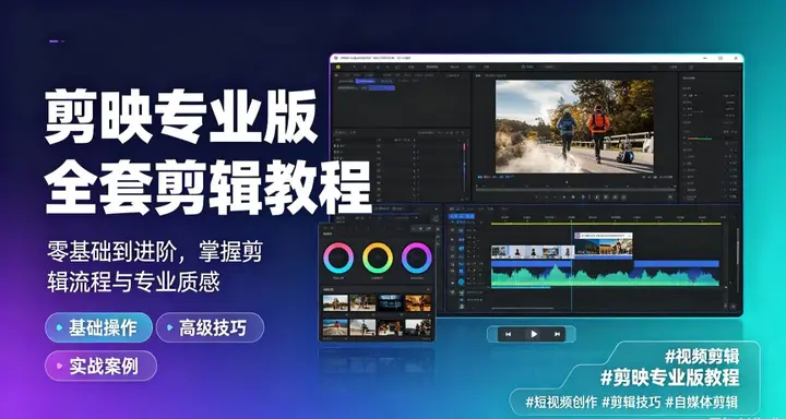 剪映专业版全套剪辑教程-千尺浪