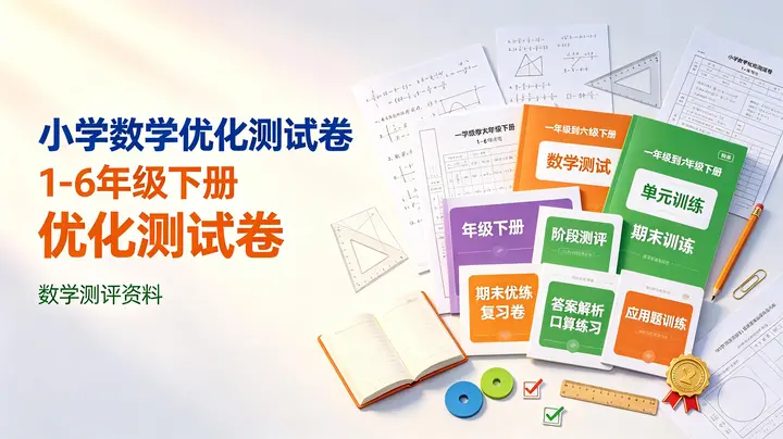 小学数学优化测试卷1-6年下册-千尺浪