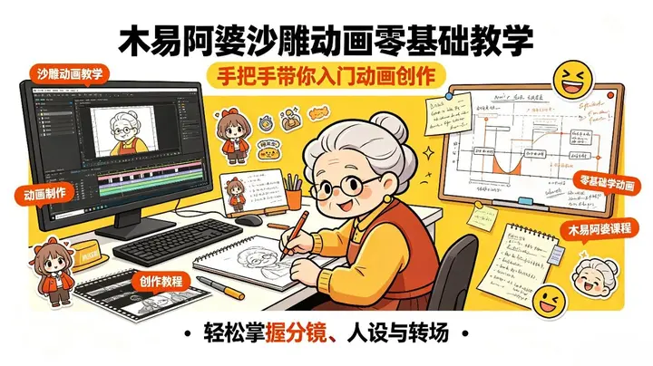 木易阿婆沙雕动画零基础教学-千尺浪