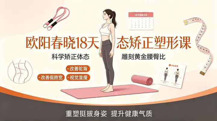 欧阳春晓18天体态矫正塑形课