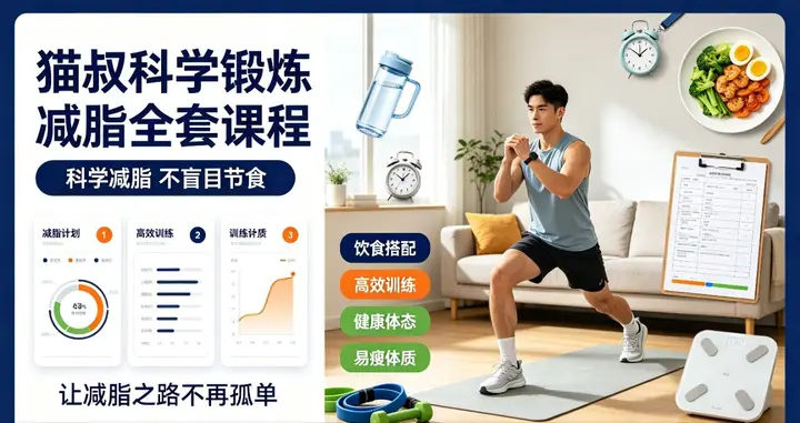 猫叔科学锻炼减脂全套课程