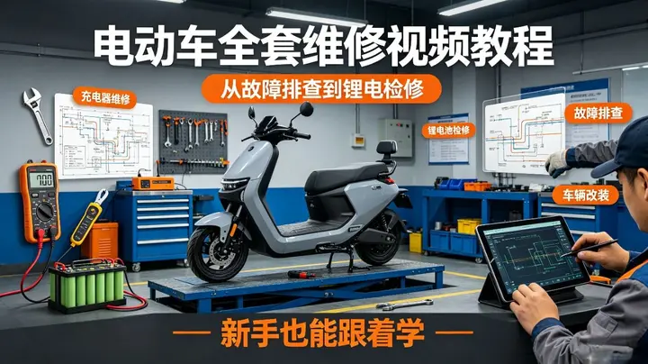 电动车全套维修视频教程