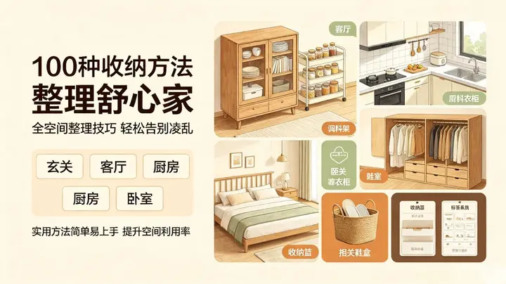 百种家居收纳整理实用教程-千尺浪