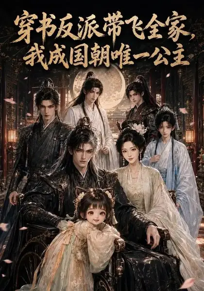穿书反派带飞全家，我成国朝唯一公主&穿书反派带飞全家我成国朝唯一公主（123集）AI短剧-千尺浪
