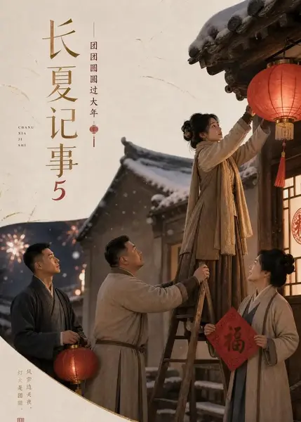 长夏记事第五季，团团圆圆过大年&长夏记事第五季团团圆圆过大年（172集）AI短剧-千尺浪