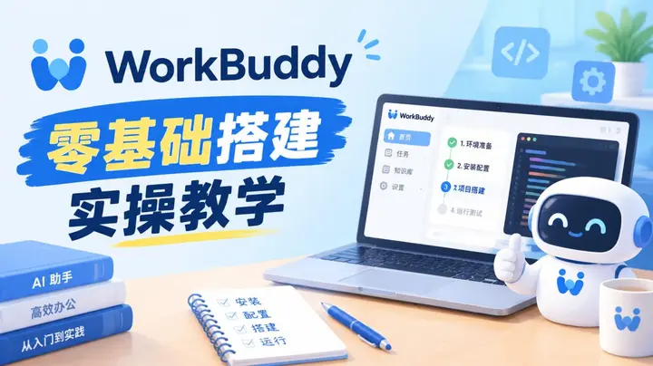 WorkBuddy零基础搭建实操教学,搭建AI自动化工作流