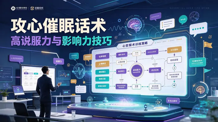 《108套攻心催眠话术》：掌握高说服力与影响力技巧-千尺浪