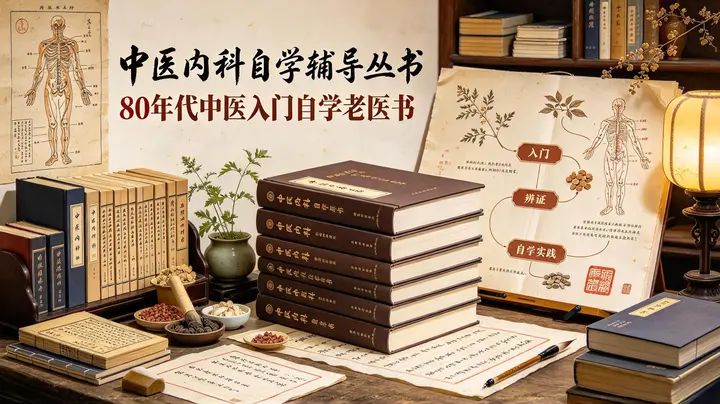 《中医内科自学辅导丛书》17册合集，80年代中医入门自学老医书-千尺浪
