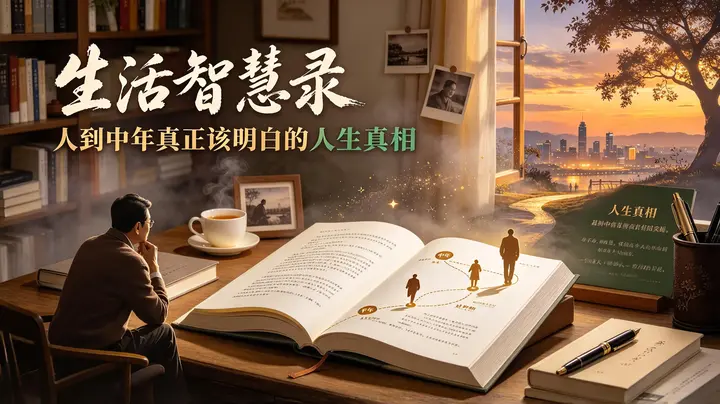 《生活智慧录》：人到中年真正该明白的人生真相-千尺浪