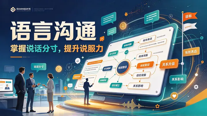 《语言沟通》：掌握说话分寸+提升说服力-千尺浪