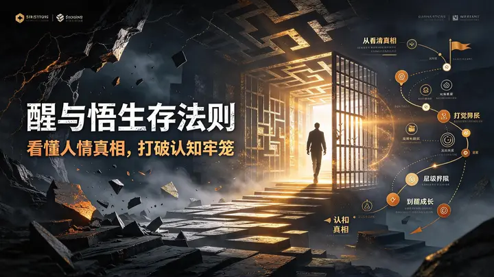 《醒与悟生存法则》：看懂人情真相+打破认知牢笼-千尺浪