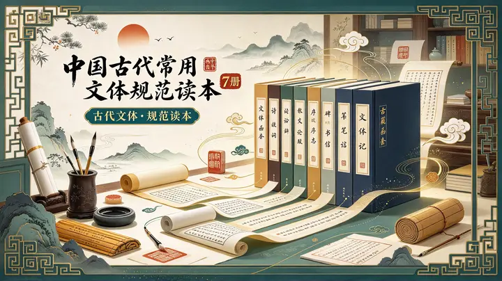 【书刊】中国古代常用文体规范读本｜7册-千尺浪