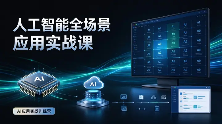 人工智能全场景应用实战课，覆盖多应用全场景-千尺浪