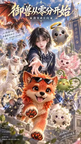 御兽从零开始（179集）AI短剧-千尺浪