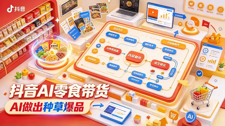 抖音Ai零食带货-千尺浪
