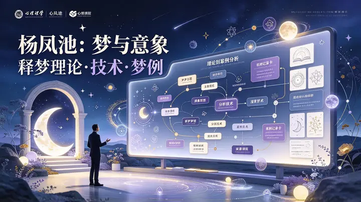 杨凤池：梦与意象-释梦理论+技术+实景梦例【20讲】-千尺浪