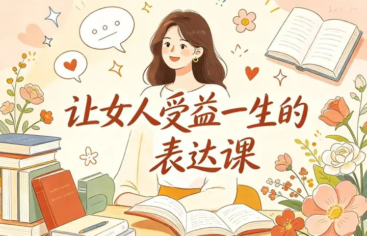 让女人受益一生的表达课，会说话的女人更有影响力-千尺浪